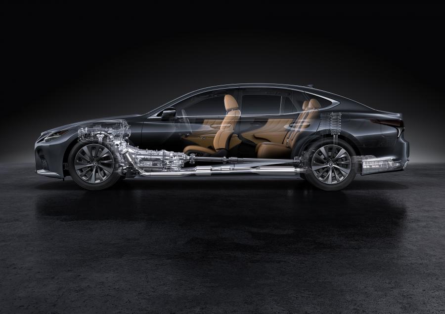 Схема Lexus LS500 AWD F-Sport 2020 года  (WW) (фото 27 из 39)